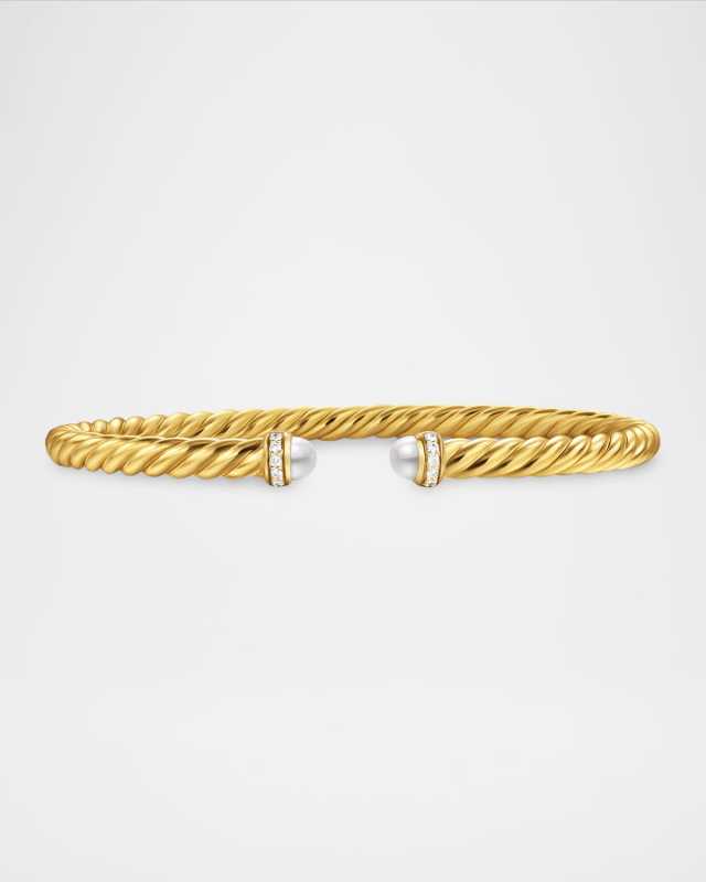 Modern Cablespira Bracelet in 18K Gold with Gemstones and Diamonds, 4